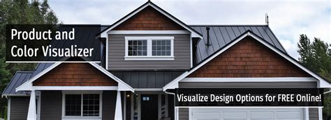 interactive houses with metal roof|metal roof siding visualizer.